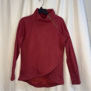 Athleta Women's Burgundy Cowl Neck Sweater